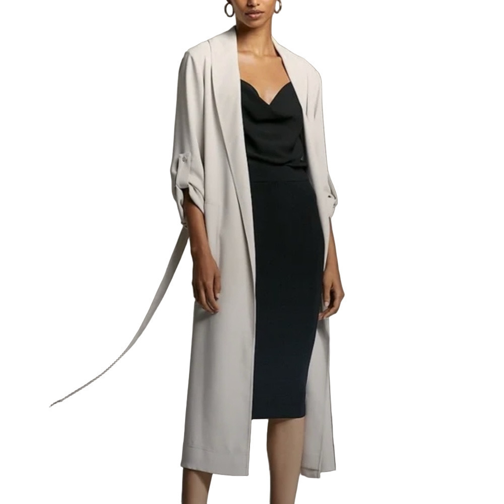 Artizia Babaton Kahlo Robe Matte Pearl Cream / White Colour SZ XXS NO BELT